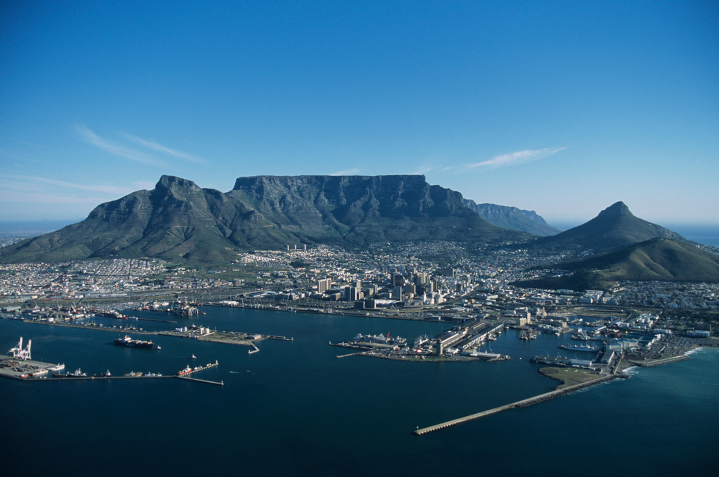 Capetown, aerial view, South Africa